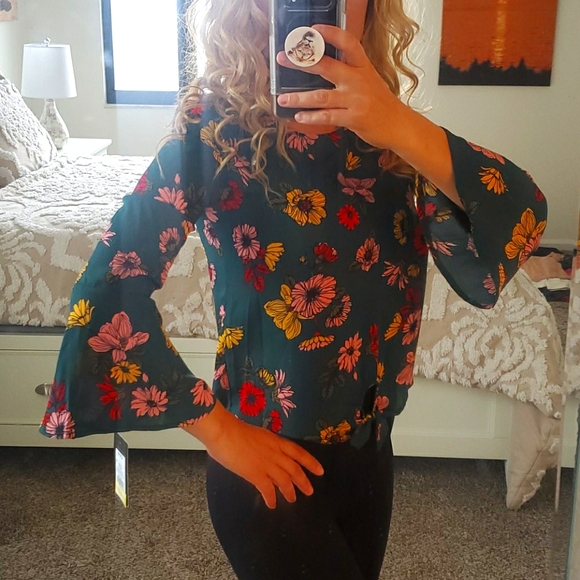 Other - Green girl's blouse size L 10-12 brand new